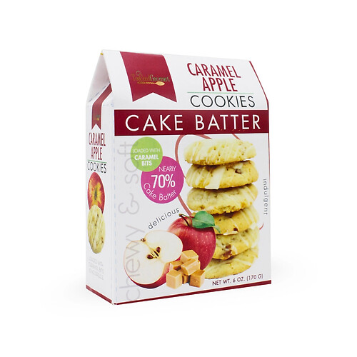 Caramel Apple Cake Batter Cookies