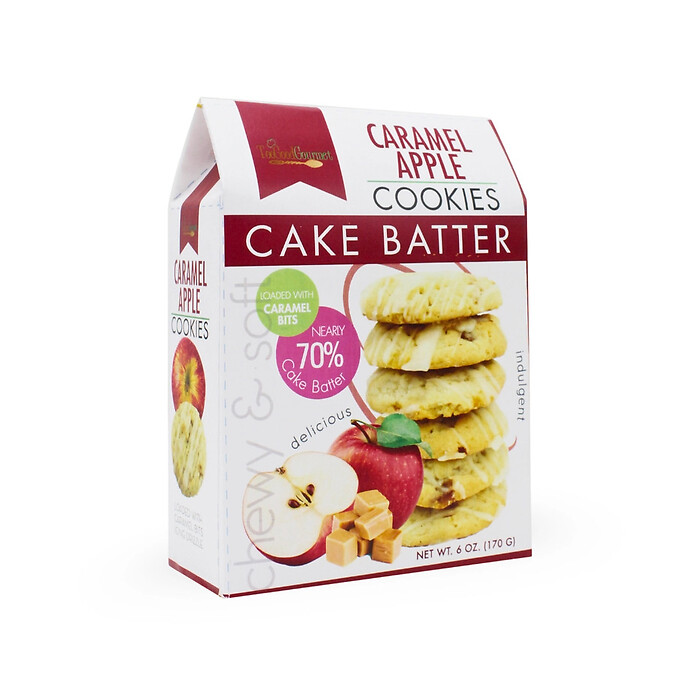 Caramel Apple Cake Batter Cookies