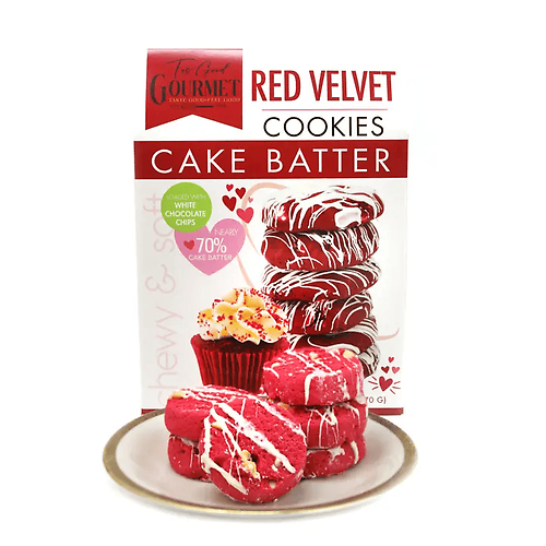 Soft Red Velvet Cookies