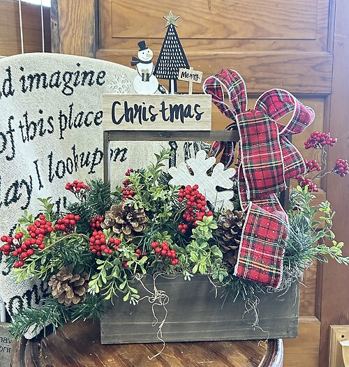 Silk Christmas Arrangement